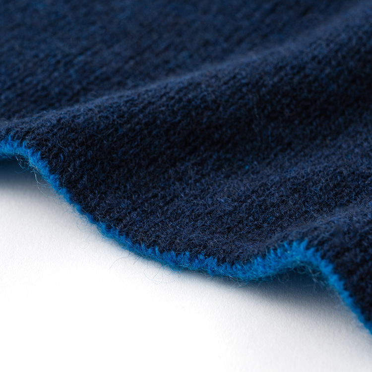 【el alto】カシミヤ100％ ダブルフェイスふわかるボリュームニットマフラー