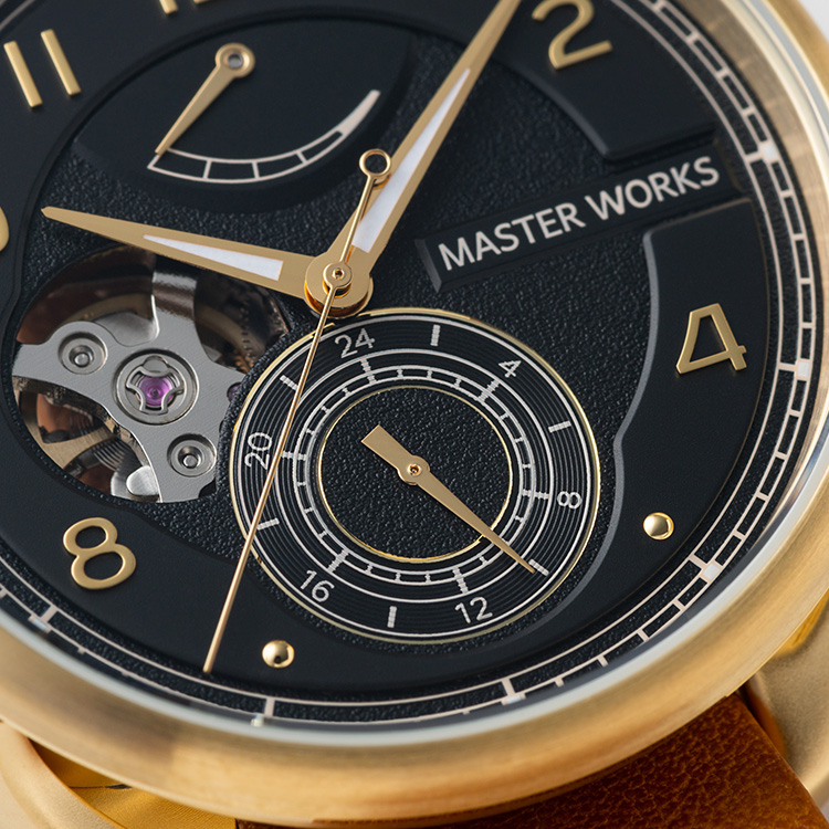 【MASTER WORKS】Quattro/001 自動巻き腕時計