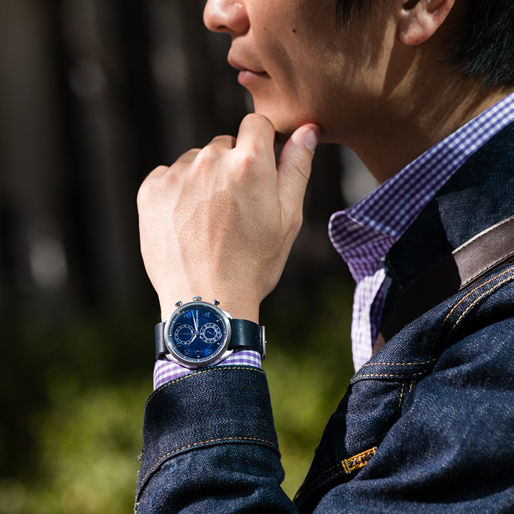 MASTER WORKS】Quattro/002 クロノグラフ腕時計 | 藤巻百貨店