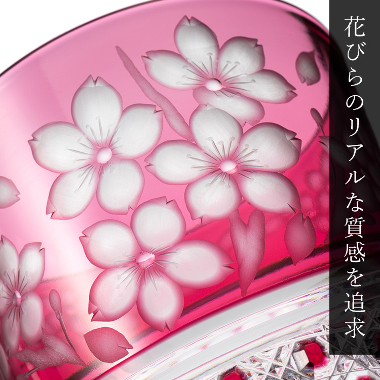 細小路圭】オールドグラス「桜花」 | 藤巻百貨店