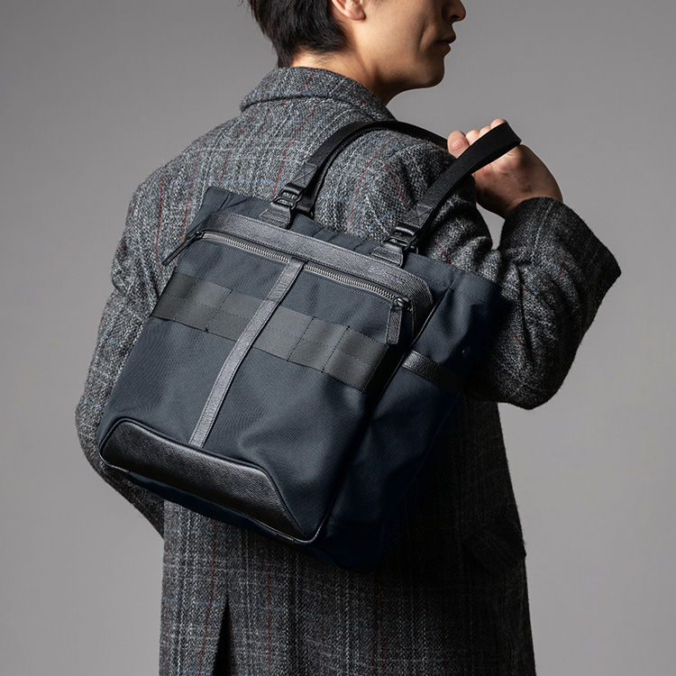 マルチボーダーシリーズ BRIEFING FUSION BS TOTE HD NAVY - 通販