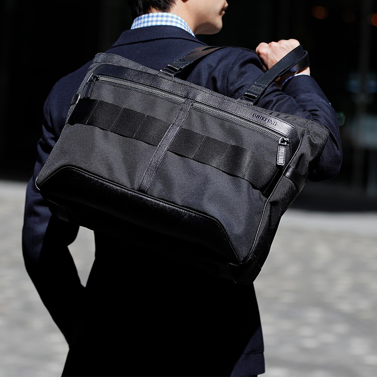 【BRIEFING】FUSION SQ TOTE HD（BLACK）