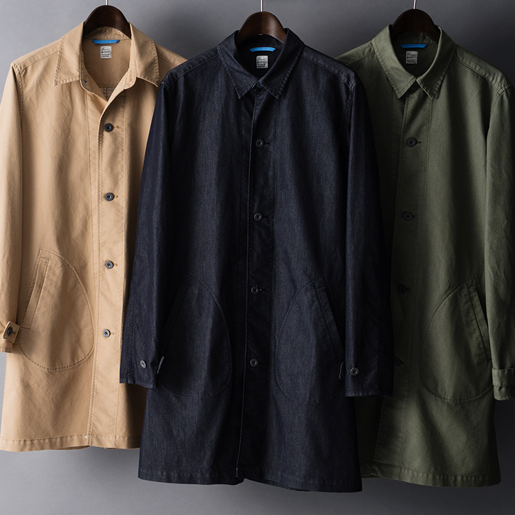 ONO+8186】倉敷ウルトラライトデニム ショップコート | 藤巻百貨店