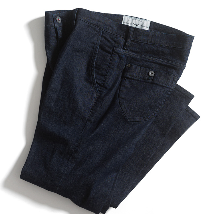 ONO+8186】スーパーストレッチデニム・スリムテーパードパンツ | 藤巻