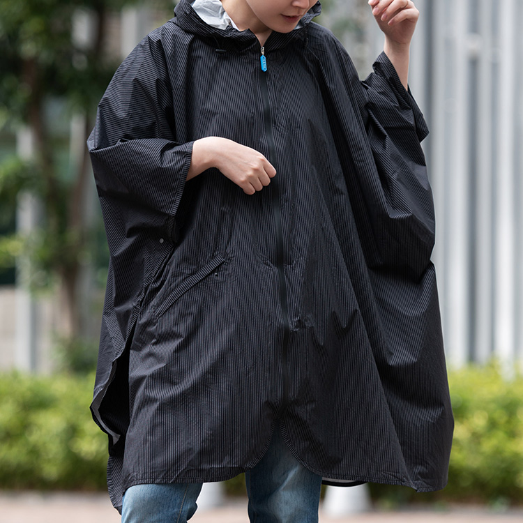 全国どこでも送料無料 TOFRO RAIN PONCHO レインポンチョ NAVY kids