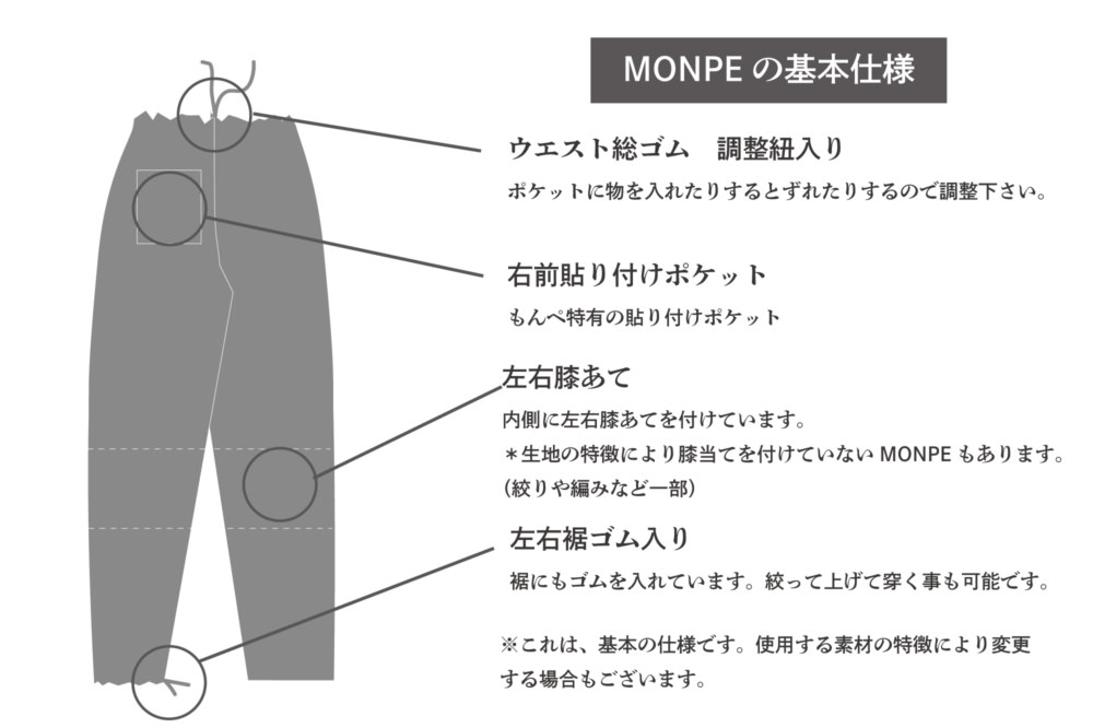 【うなぎの寝床】Farmers’ MONPE トラックパンツ