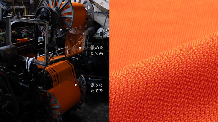 【うなぎの寝床】久留米絣Tシャツ 068