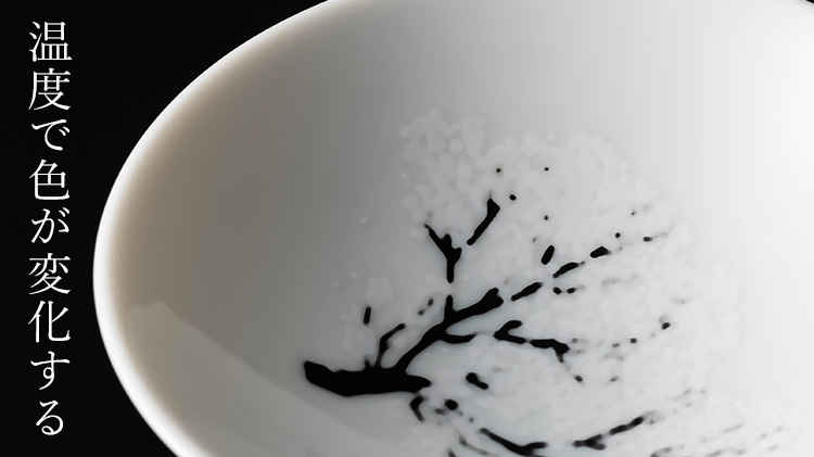 【丸モ高木陶器】桜の平盃 ペアセット