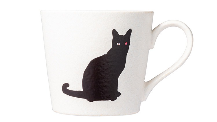 【丸モ高木陶器】華猫のマグカップ 特別ペアセット