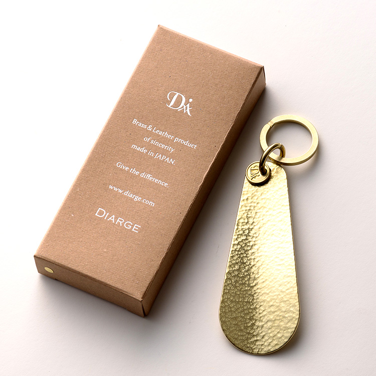 【DIARGE】BRASS CHASING SHOEHORN 10cm