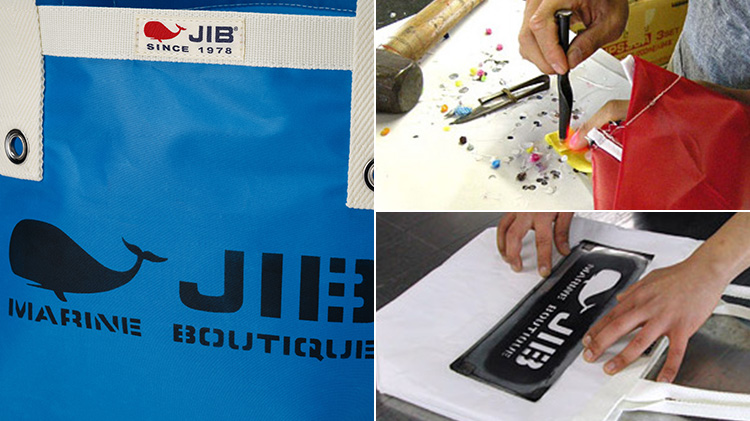 【JIB（ジブ）】セイルクロスオープントートバッグ