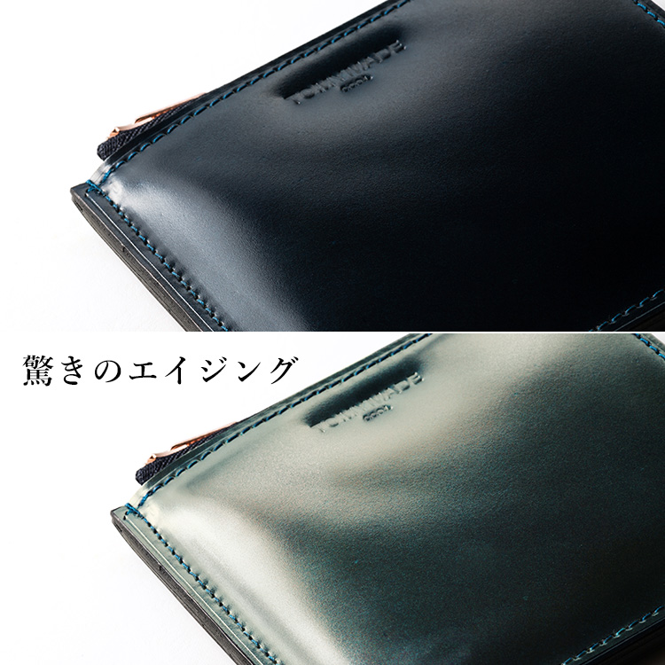 Tomymade コードバン L Zip ウォレット 藤巻百貨店