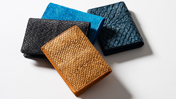 【tototo】Fish Leather Card Case