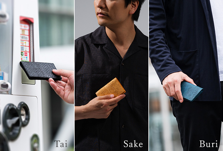 【tototo】Fish Leather Card Case