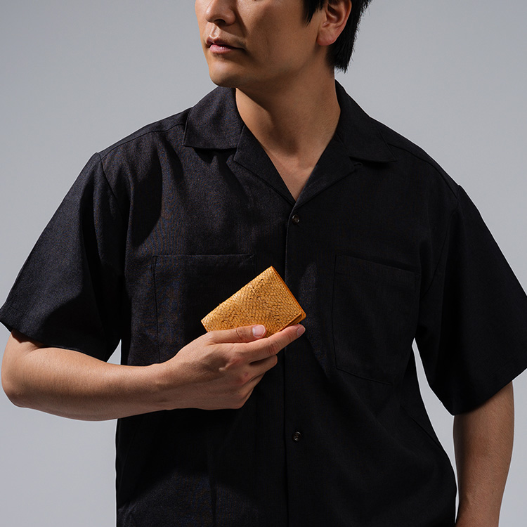 【tototo】Fish Leather Card Case