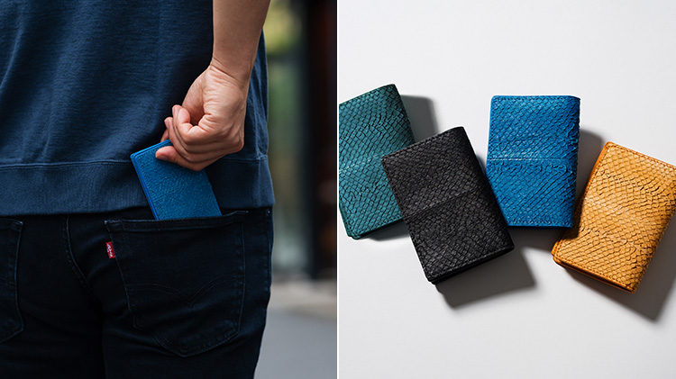 【tototo】Fish Leather Card Case