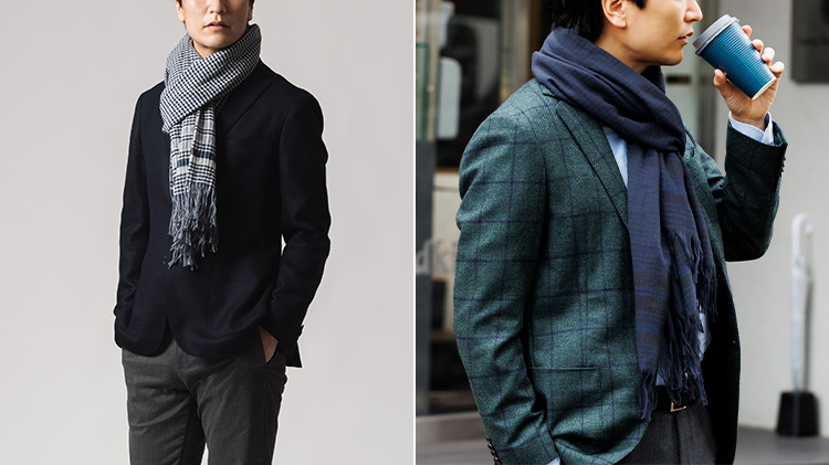 【藤巻百貨店】ウールコアコットン大判ストール