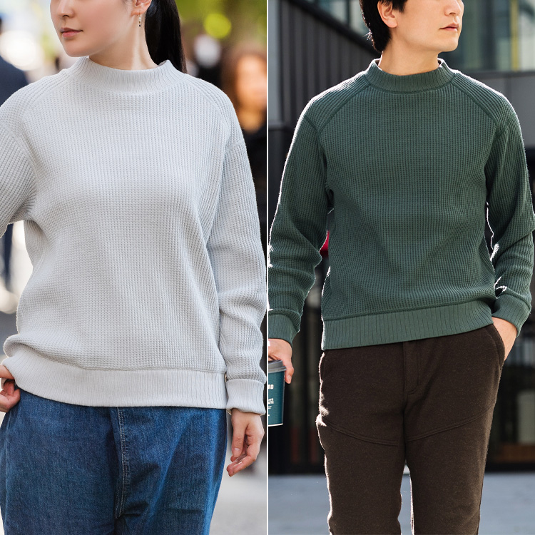 【Jackman】Waffle Midneck 通販サイト東京 2021新作 ワッフルミッドネック ジャックマン ニット/セーター