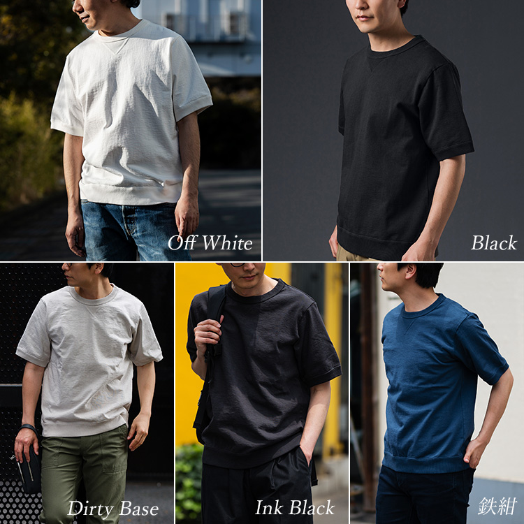 JACKMAN ジャックマン　DOTUME 7分袖カットソー Tシャツ 447_0020_info.jpg