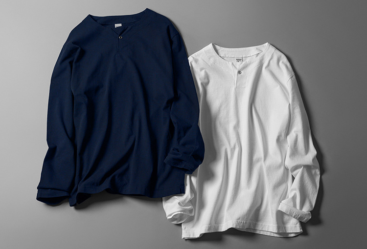 Jackman】USA Cotton Henleyneck LS T-shirt（JM5318） | 藤巻百貨店
