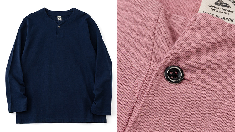 Jackman】USA Cotton Henleyneck LS T-shirt（JM5318） | 藤巻百貨店