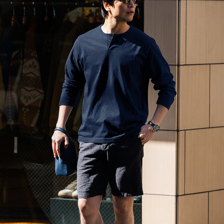 Jackman】USA Cotton Henleyneck LS T-shirt（JM5318） | 藤巻百貨店