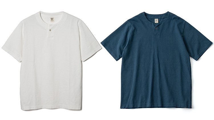 口コミ・レビュー評価が高いおすすめ人気商品の通販 Henleyneck Cotton Jackman】USA T-shirt（JM5328） 藤巻百貨店 | トップス