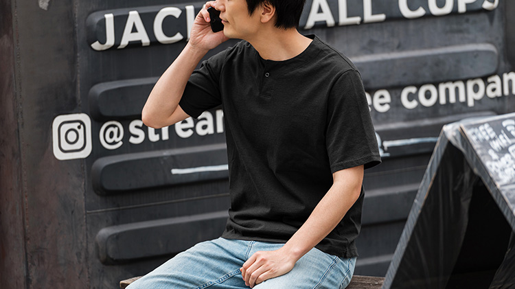 Jackman】Henleyneck T-Shirt | 藤巻百貨店