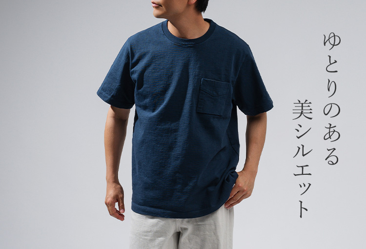 【Jackman】Dotsume Pocket T-shirt(JM5445)