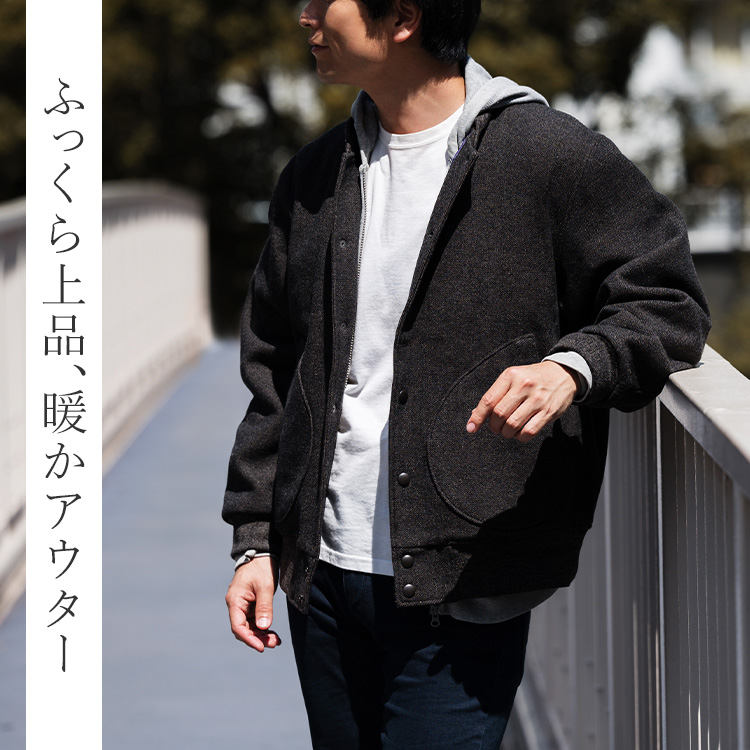 Jackman】Melton Award Jacket | 藤巻百貨店