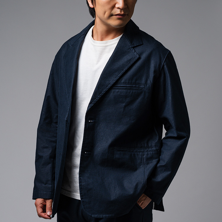 【Jackman】Back Nep Jacket(JM8568)　フラップ付きポケット