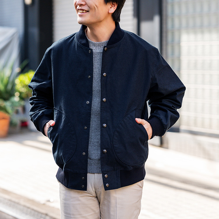 【Jackman】Back Nep Award Jacket（JM8614）