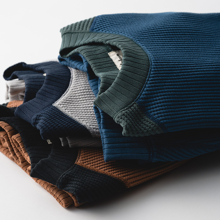 【Jackman】Waffle Midneck（JM7607）Renewal