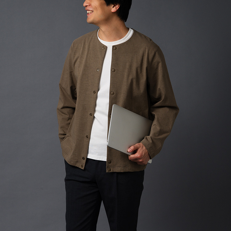 Jackman】Stretch Collarless Jacket（JM8611） | 藤巻百貨店