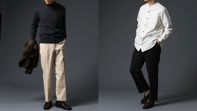 【FANTASTICDAYS】コーデュロイリラックステーパードパンツ