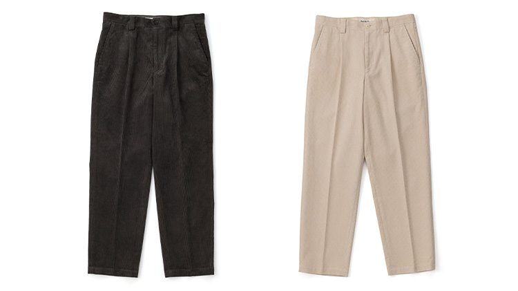 【FANTASTICDAYS】コーデュロイリラックステーパードパンツ
