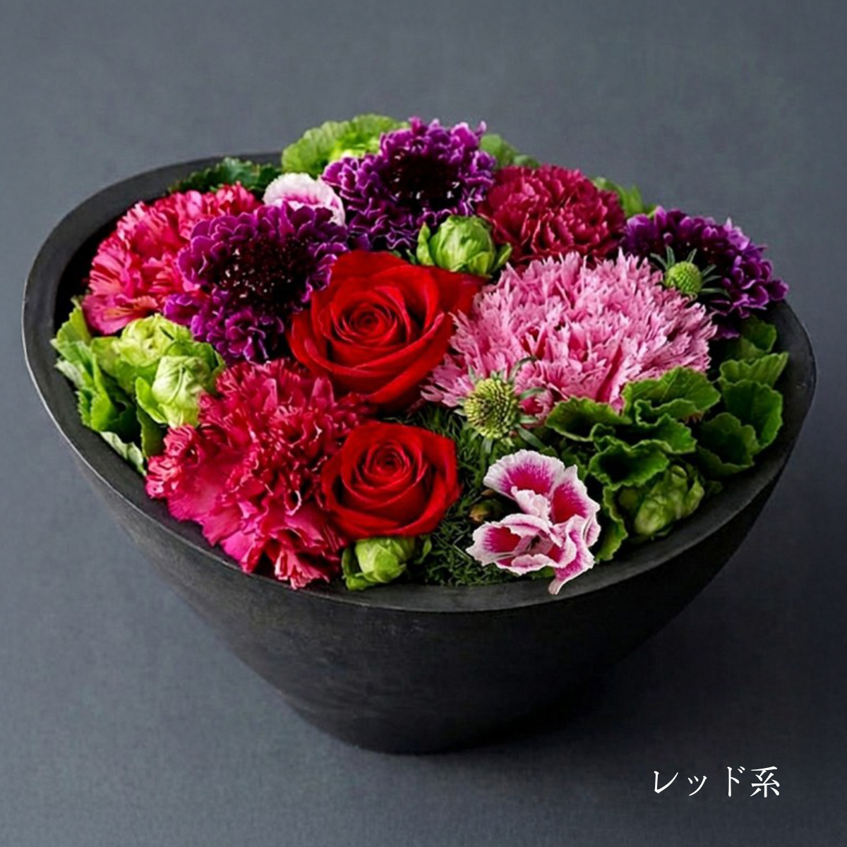 +i 【4個セット】新品 大判 バテイ クッション 紐付き 薔薇 ローズ 馬蹄 Keita Flower Design】母の日カーネーション＆バラのアレンジメント