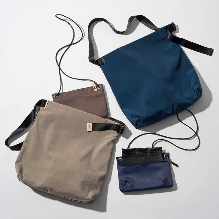 【stairs design products】DUAL SHOULDER BAG＆SACOSH　藤巻別注