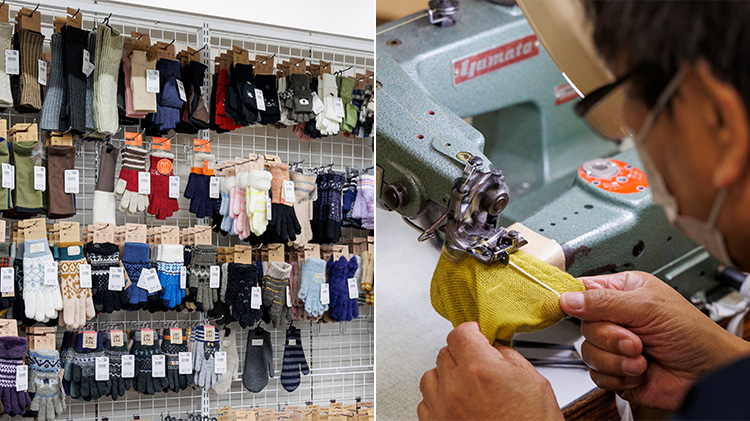 【フクシン】とろける心地の裏起毛手袋（スマホ対応）