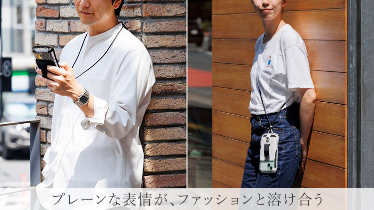 【SoH】透明で触れる!スマホショルダー