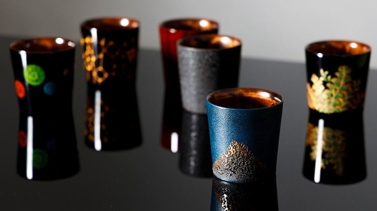 【さぬきうるしSinra】<香川漆器>錫蒔絵 石粉塗プレート