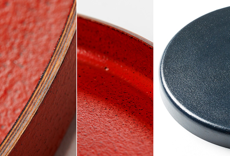 【さぬきうるしSinra】<香川漆器>錫蒔絵 石粉塗プレート