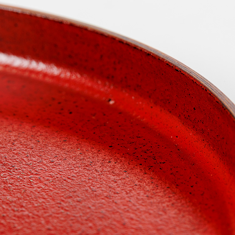 【さぬきうるしSinra】<香川漆器>錫蒔絵 石粉塗プレート