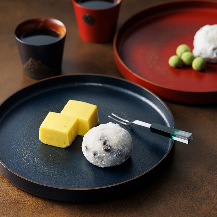 【さぬきうるしSinra】<香川漆器>錫蒔絵 石粉塗プレート