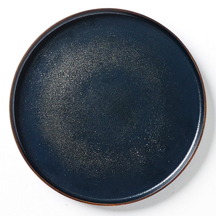 【さぬきうるしSinra】＜香川漆器＞錫蒔絵 石粉塗プレート