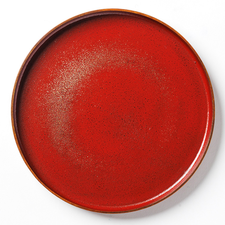 【さぬきうるしSinra】＜香川漆器＞錫蒔絵 石粉塗プレート