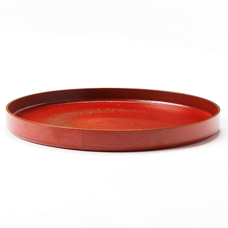 【さぬきうるしSinra】＜香川漆器＞錫蒔絵 石粉塗プレート