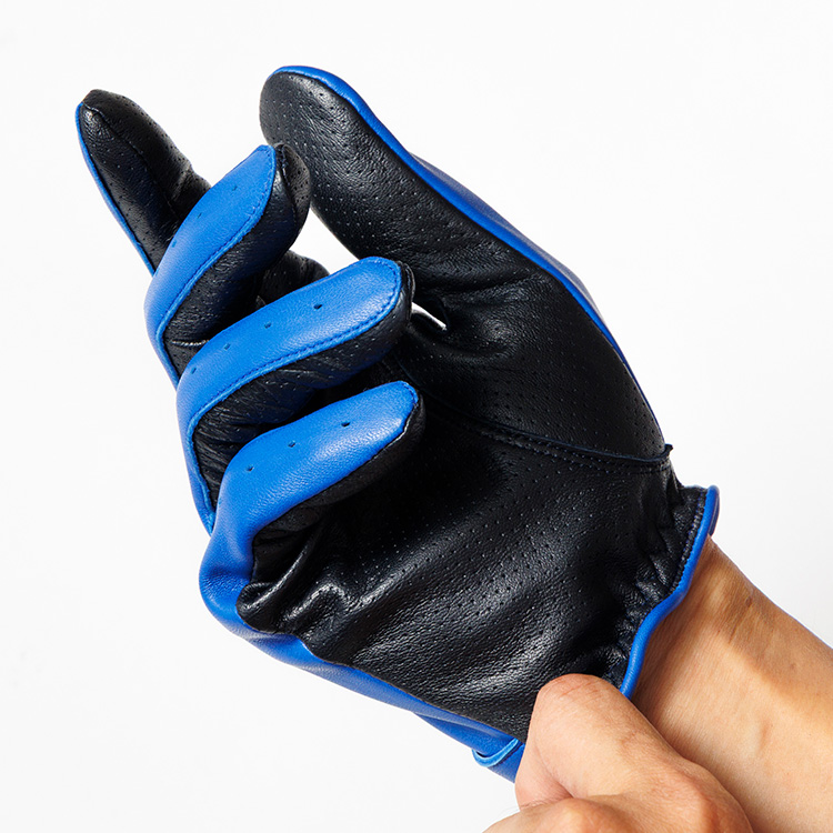 【平田商店】パンチングレザー ドレスグローブ(スマホ対応)