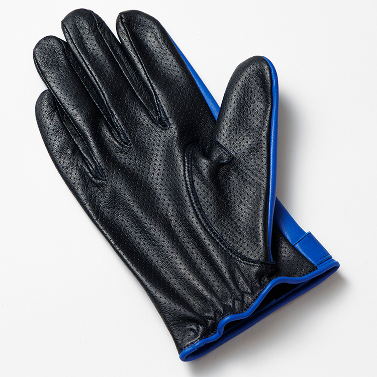 【平田商店】パンチングレザー ドレスグローブ（スマホ対応）