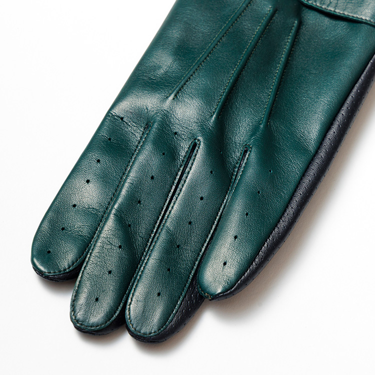 【平田商店】パンチングレザー ドレスグローブ（スマホ対応）